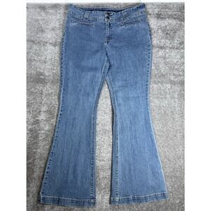 VSH Jeans Women's 16 Blue‎ Flare Leg Stretch Y2K
